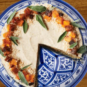 Spiced Persimmon Coconut Cake